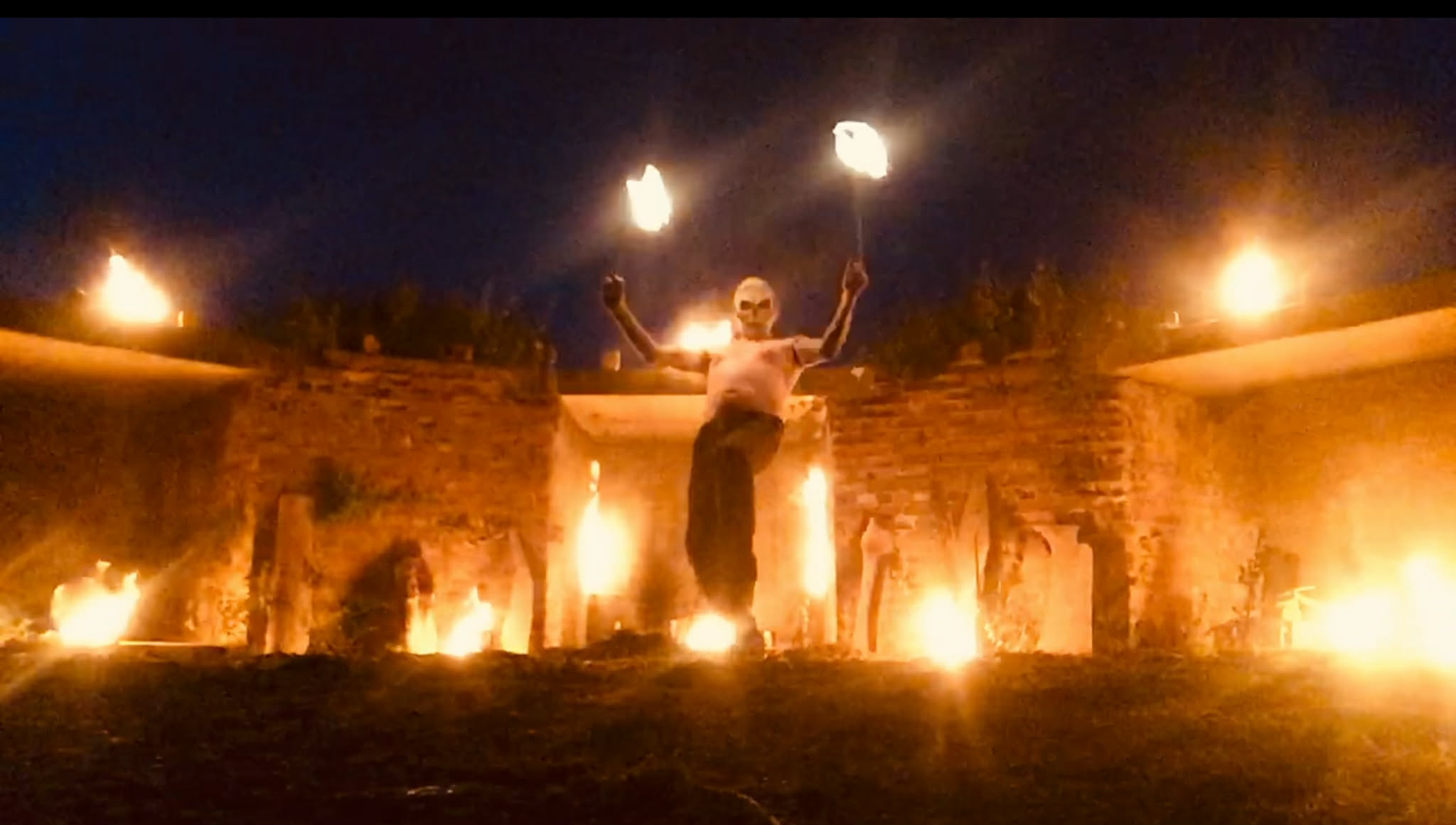 Fire performance at ruins